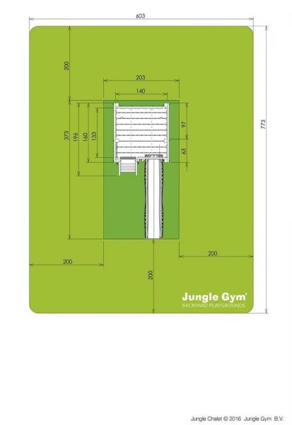 Jungle Gym Chalet kerti játszótér