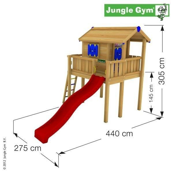 Jungle Gym Playhouse Platform XL kerti játszótér