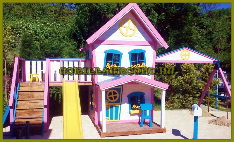A 2 szintes fából készült luxury dream playhouse játszóház előnyei